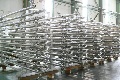 Heat exchanger for food production ② (class I pressure vessel)