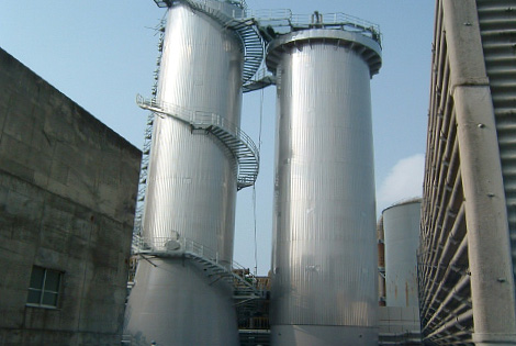 Paper Plant Bleaching Tower ① (made by titanium clad)
