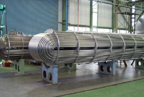 Heat exchanger for oil refinery plant (U-Tube type)